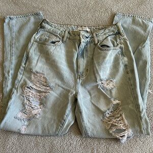 PacSun Light Blue Distressed Denim